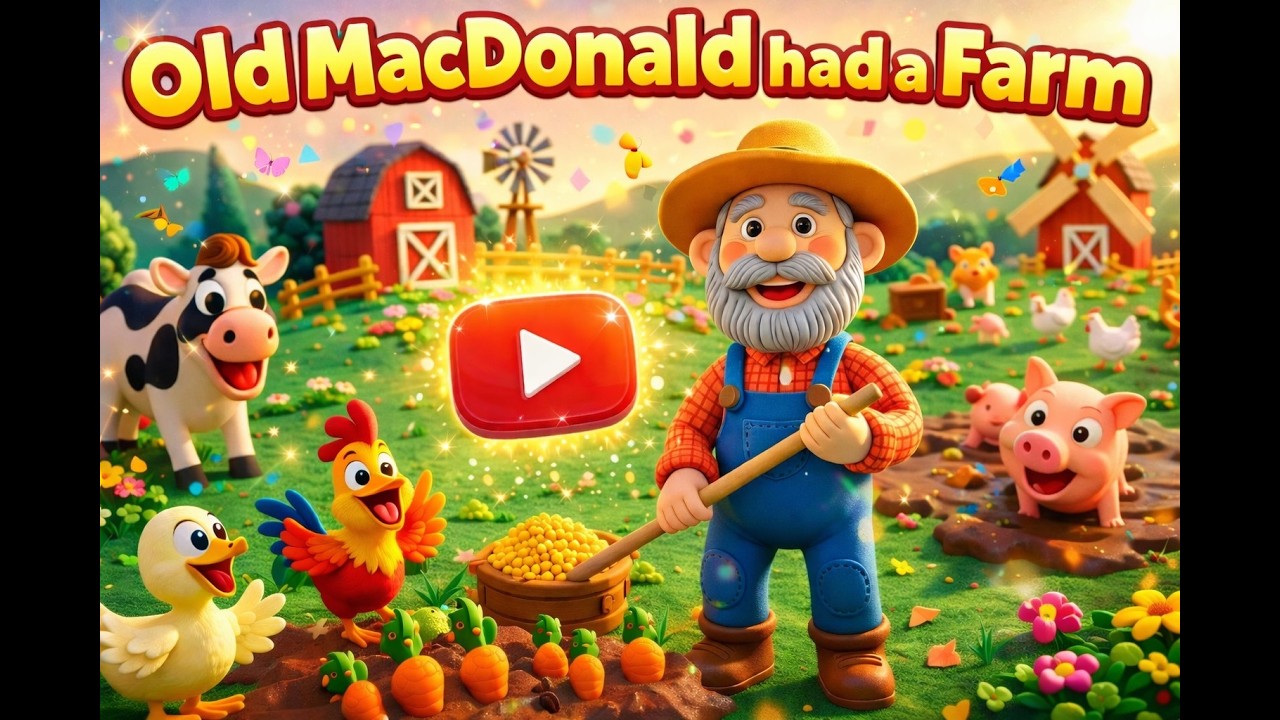 Old MacDonald had a Farm #oldmacdonaldhadafarm #babysong #nurseryrhyme
