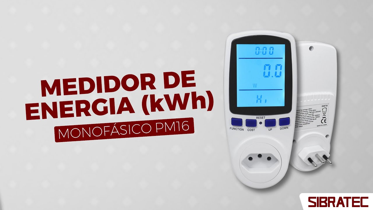 COMO MEDIR O CONSUMO DE ENERGIA ELÉTRICA DE UM EQUIPAMENTO ELETRÔNICO? MEDIDOR DE ENERGIA kWh PM16