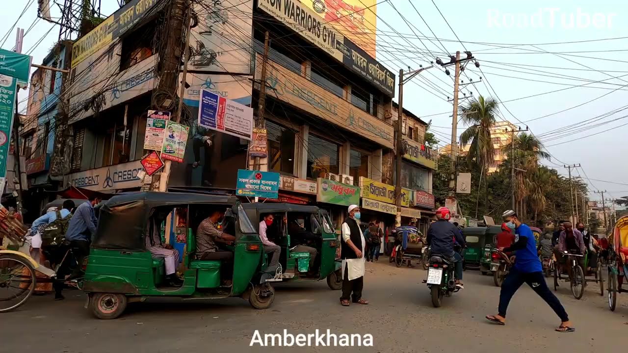 Sylhet City Tour 4K | Driving From Subidbazar to Mejortila | Road Tuber