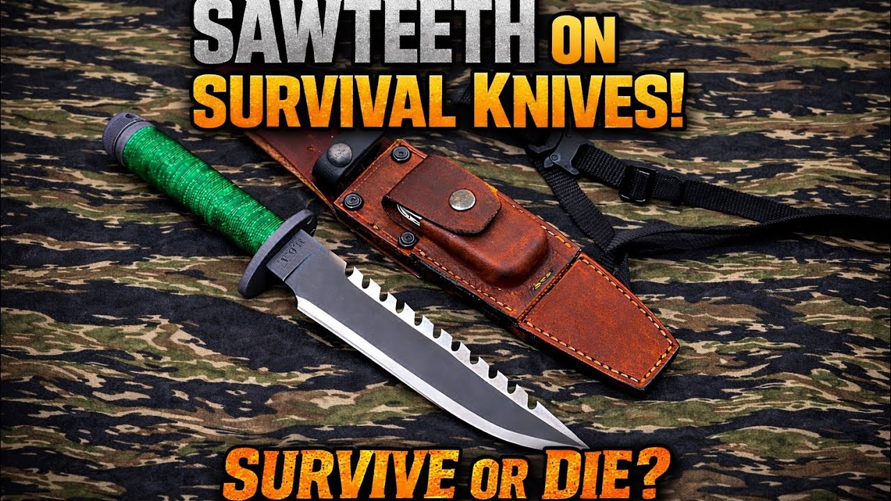 Sawteeth on Survival Knives: Survive or Die!?!
