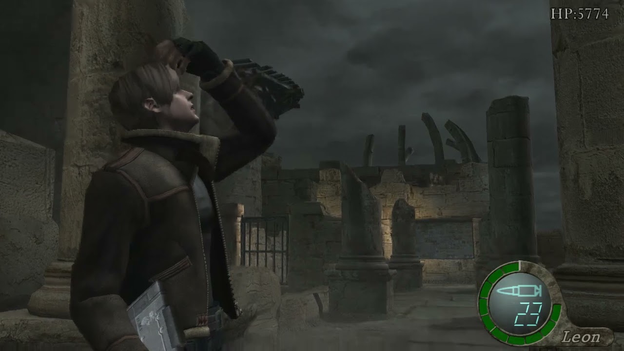 Resident Evil 4 character action