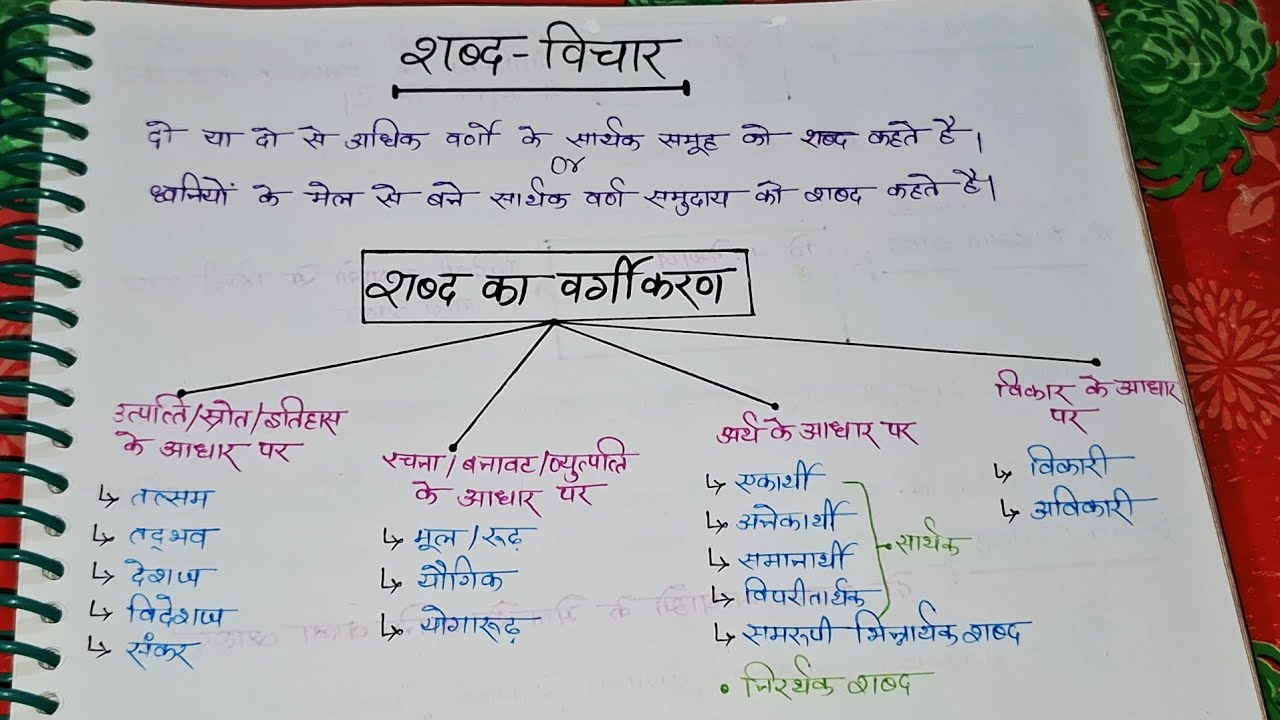 हिन्दी व्याकरण: शब्द विचार  - परिभाषा, भेद और उदाहरण l For All Competitive Exams l #dsssb 