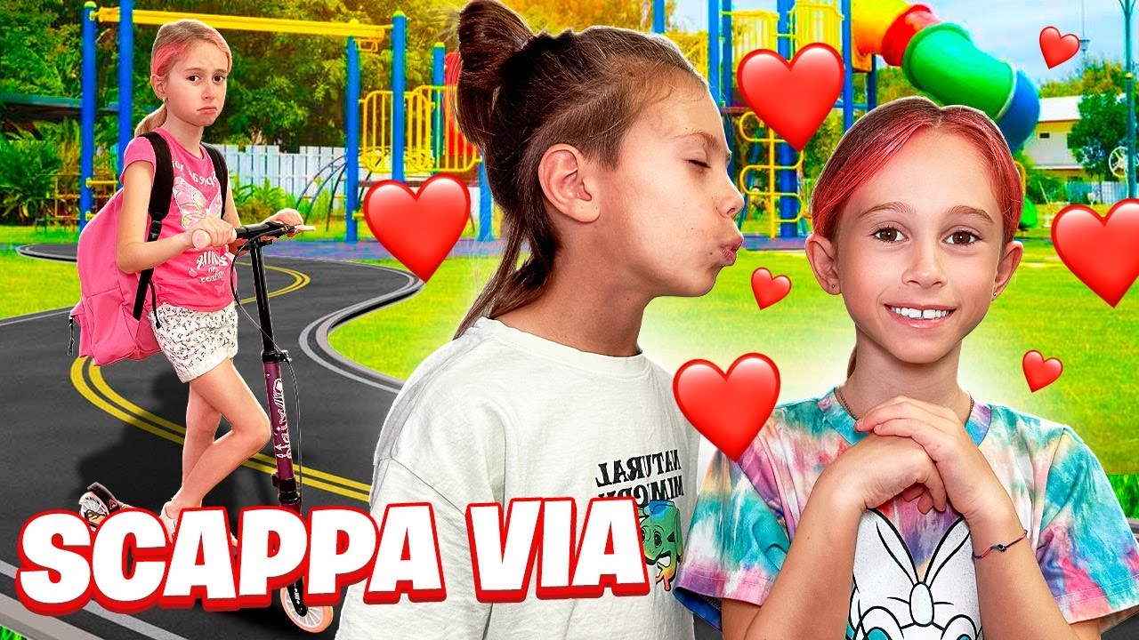 MATTIA BACIA LA NUOVA SORELLA GEMELLA E GIORGIA GELOSA LO SCOPRE E SCAPPA VIA DI CASA PER SEMPRE!