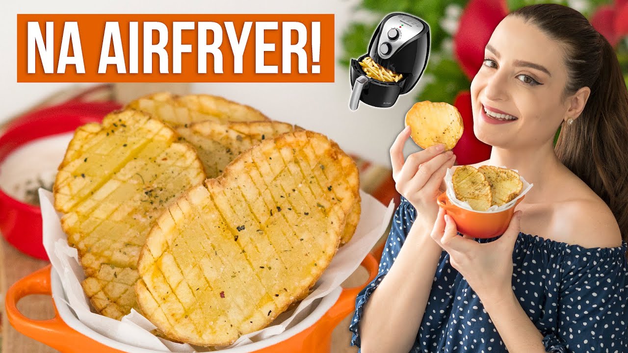 Como Fazer BATATA FRITA Raquete SUPER CROCANTE na Airfryer - Cozinha do Bom Gosto - Gabi Rossi