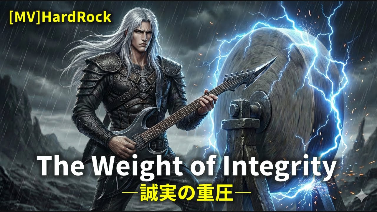 【Suno AI】折れぬ心は勝ち筋となる - The Weight of Integrity / Hard Rock