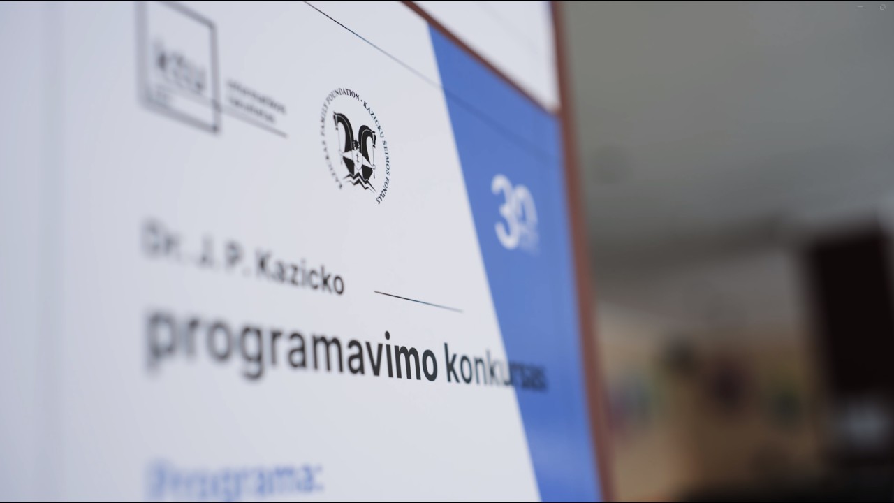 Dr. J. P. Kazicko programavimo konkurso Forumas 2026