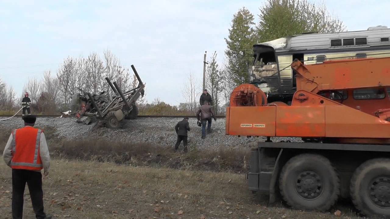 Аварія на залізниці в с.Журавне (Вінницька область)