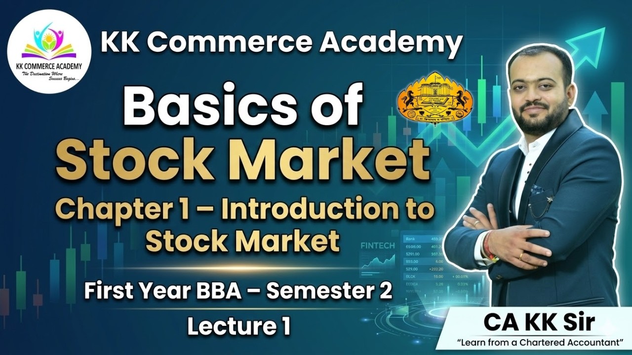 Basics of Stock Market I FYBBA I Sem 2 I Introduction to Stock Market I Lecture 1I SPPU 2024 Pattern