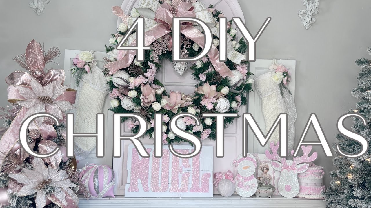 🎀NEW! 4 DIY DOLLAR TREE +CHRISTMAS THRIFTED DECOR CRAFT🎄I Love Christmas ep 10 Olivias Romantic Home