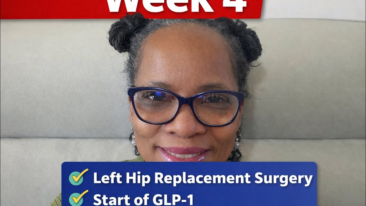 Week 4 Status Post Left Hip Replacement surgery.