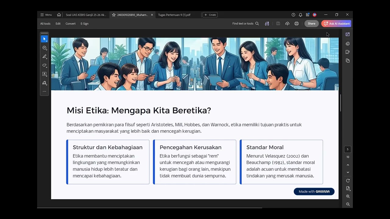Kepemimpinan dan Etika Bisnis UAS Ganjil 25/26