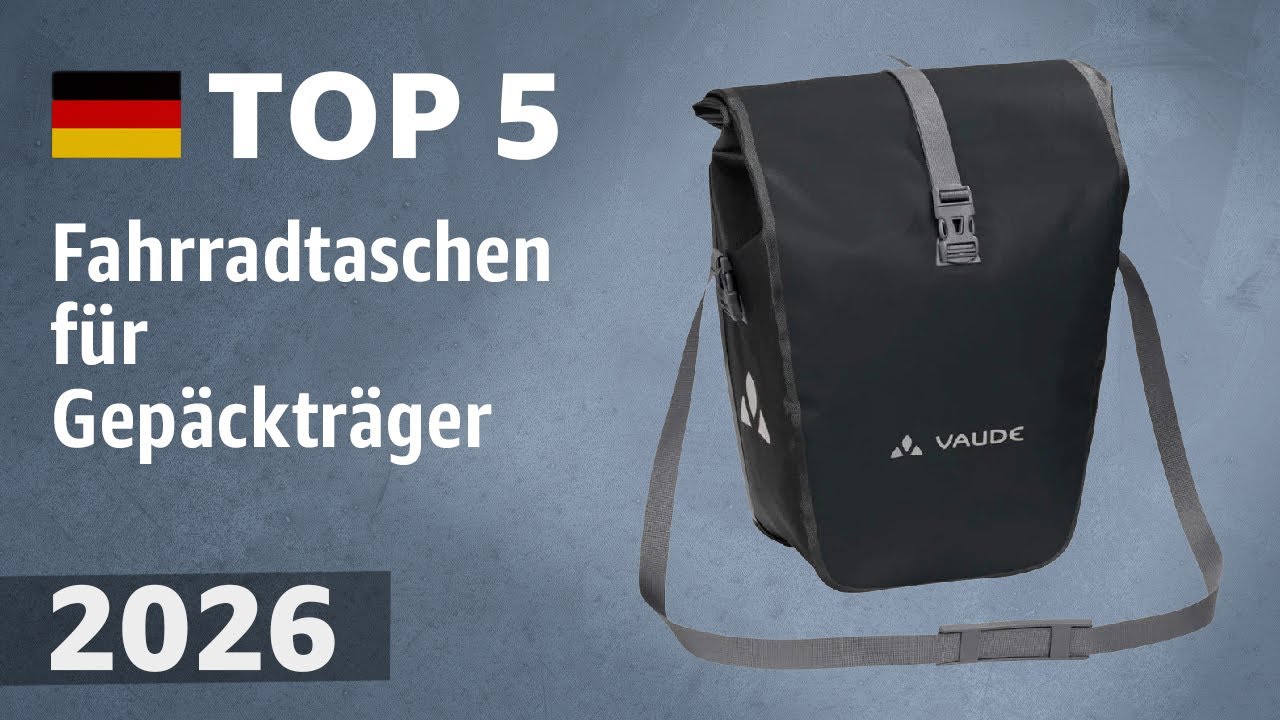 TOP—5. Beste Fahrradtaschen für Gepäckträger. Test & Vergleich 2026