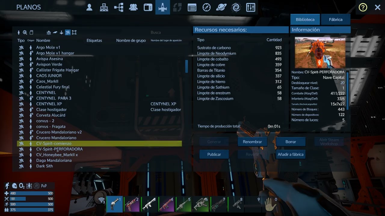 Empyrion   Galactic Survival cap 7 nave provisional