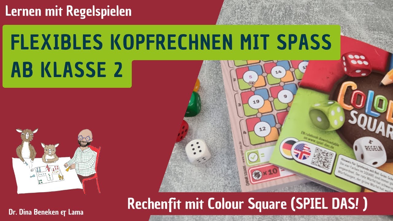 Colour Square (SPIEL DAS!): Kopfrechnen mit Spassfaktor ab Klasse 2 - super differenzierbar