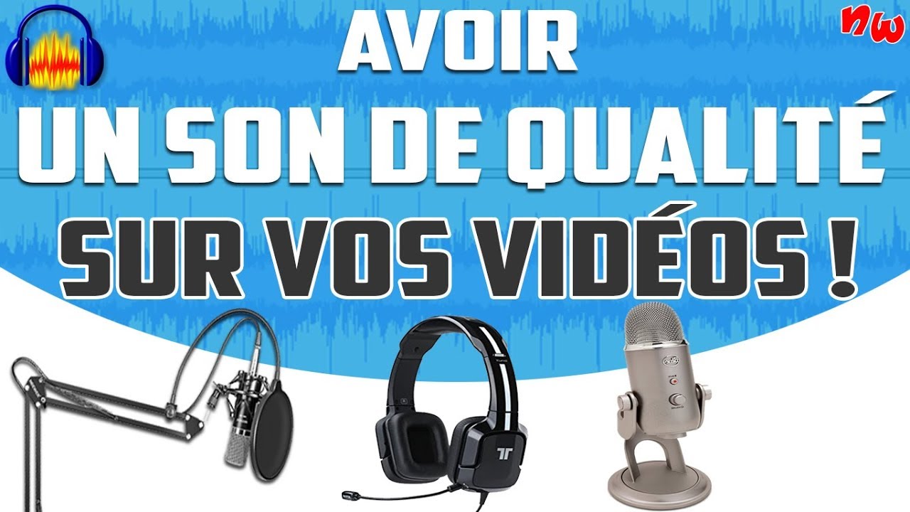 Avoir un son de qualité sur vos vidéos – Suppression bruits de fond & parasites ! | Audacity