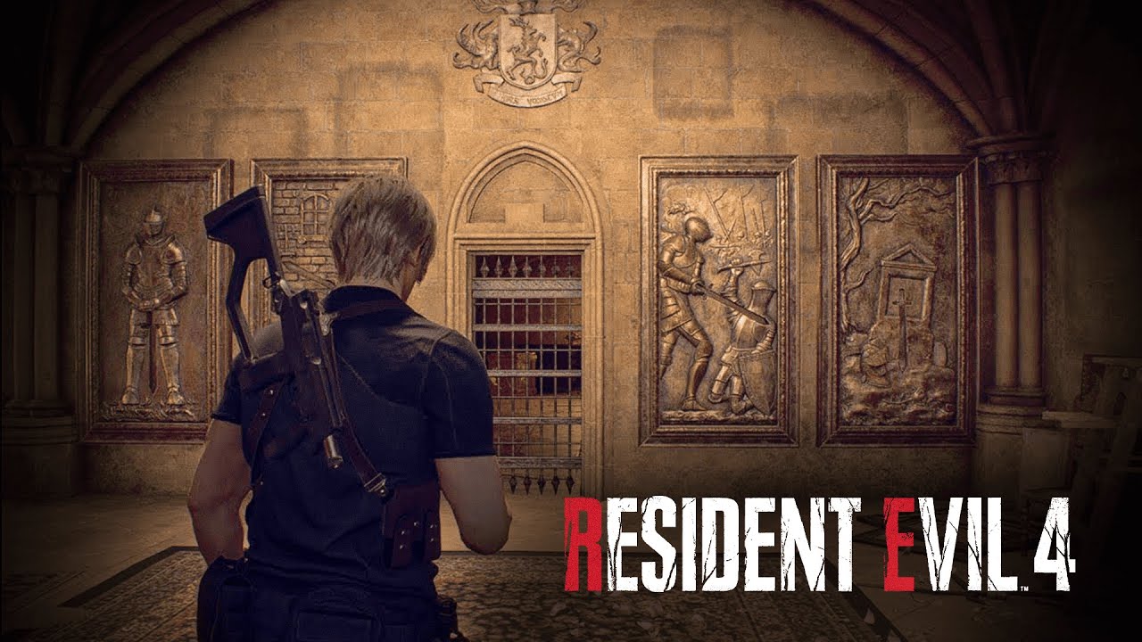 Resolvi o Enigma das Espadas no Castelo! Resident Evil 4 Remake PT-BR