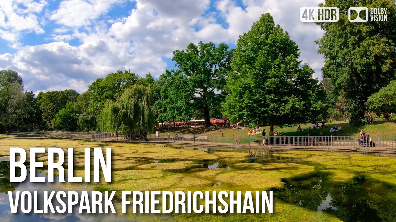 Wandering Around Volkspark Friedrichshain, Berlin - 🇩🇪 Germany [4K HDR] Walking Tour