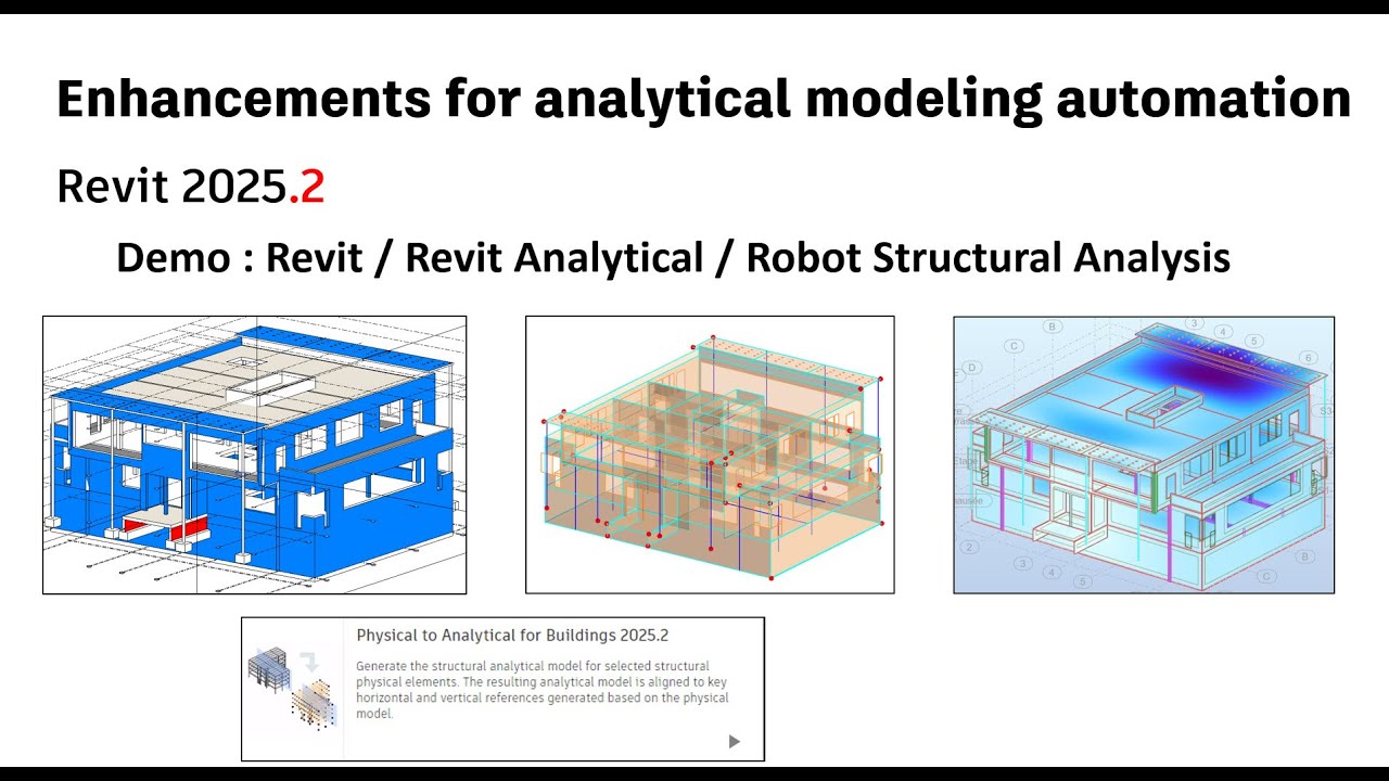 Revit 2025.2 Analytical modeling automation