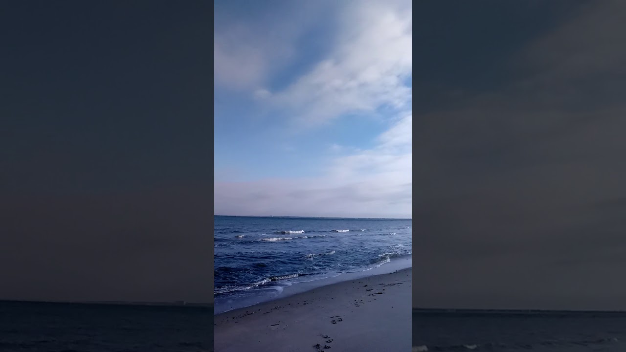 walking on beach. Ft Monroe VA