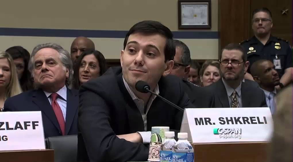Martin Shkreli Invokes Fifth Amendment During Congressional Hearing