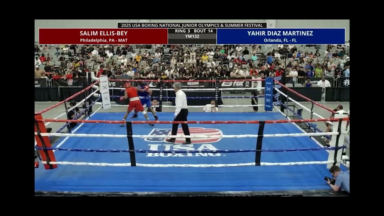 INTENSE Final Salim Ellis-Bey vs Yahir Diaz Martinez USA Summer festival youth Male 132 Final