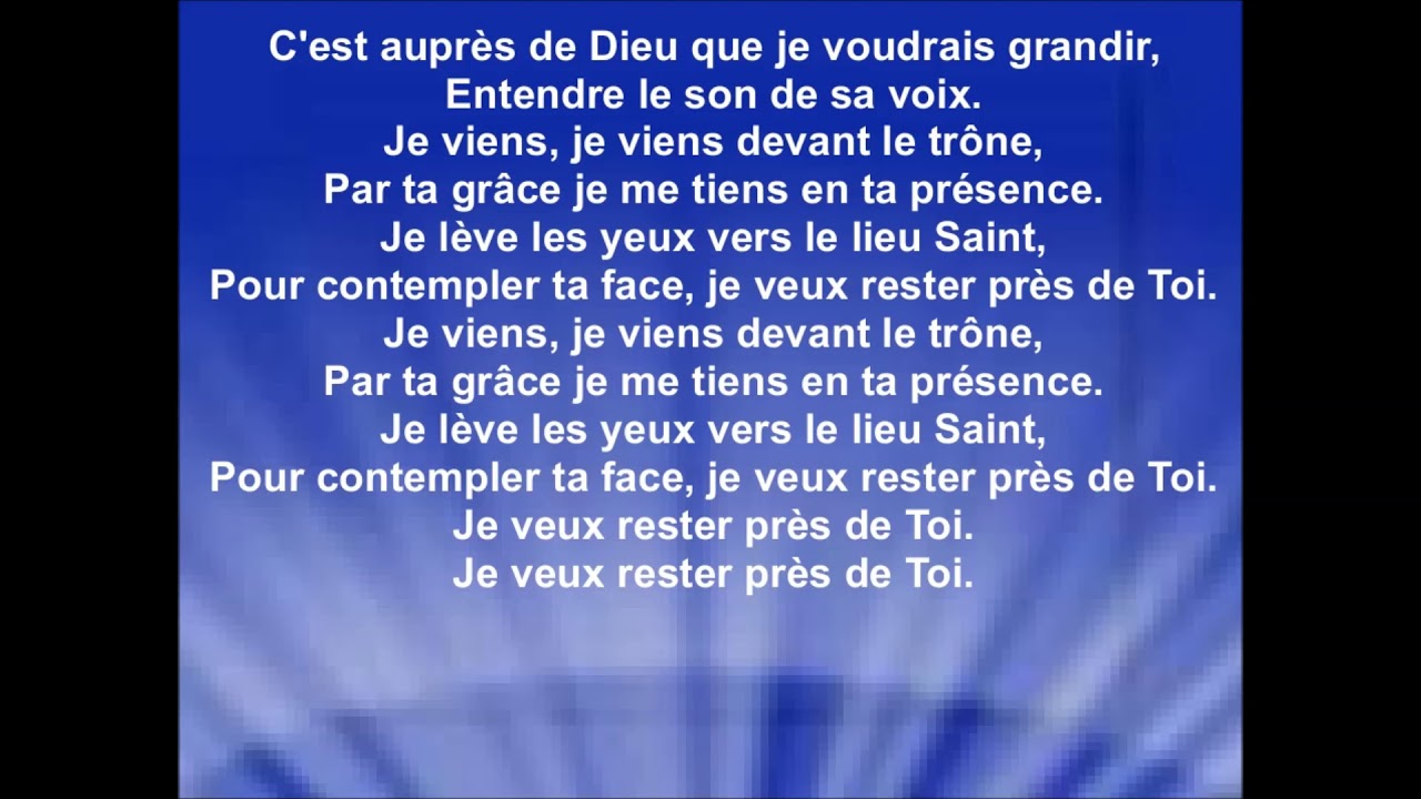 C'EST AUPRÈS DE DIEU - Louange Vivante & Sylvain Freymond