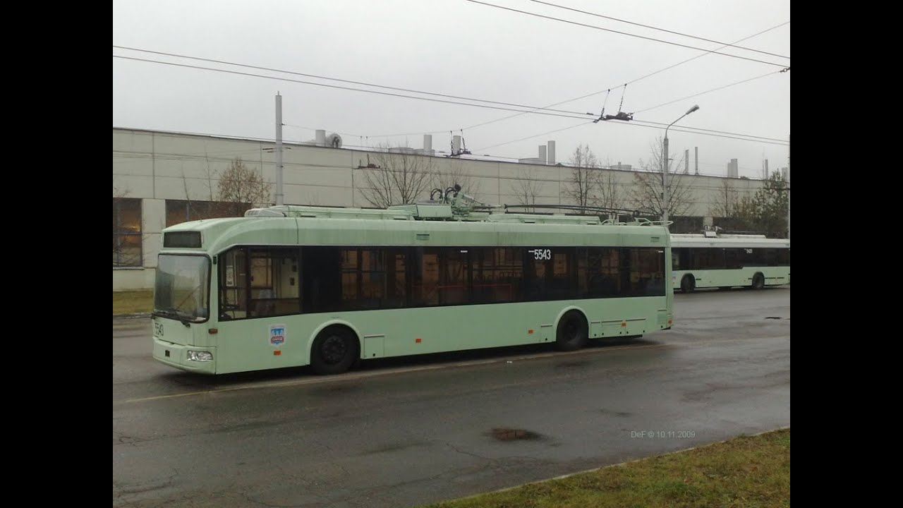 Троллейбус Минска БКМ-321,борт.№ 5543,марш.46 (09.07.2019)