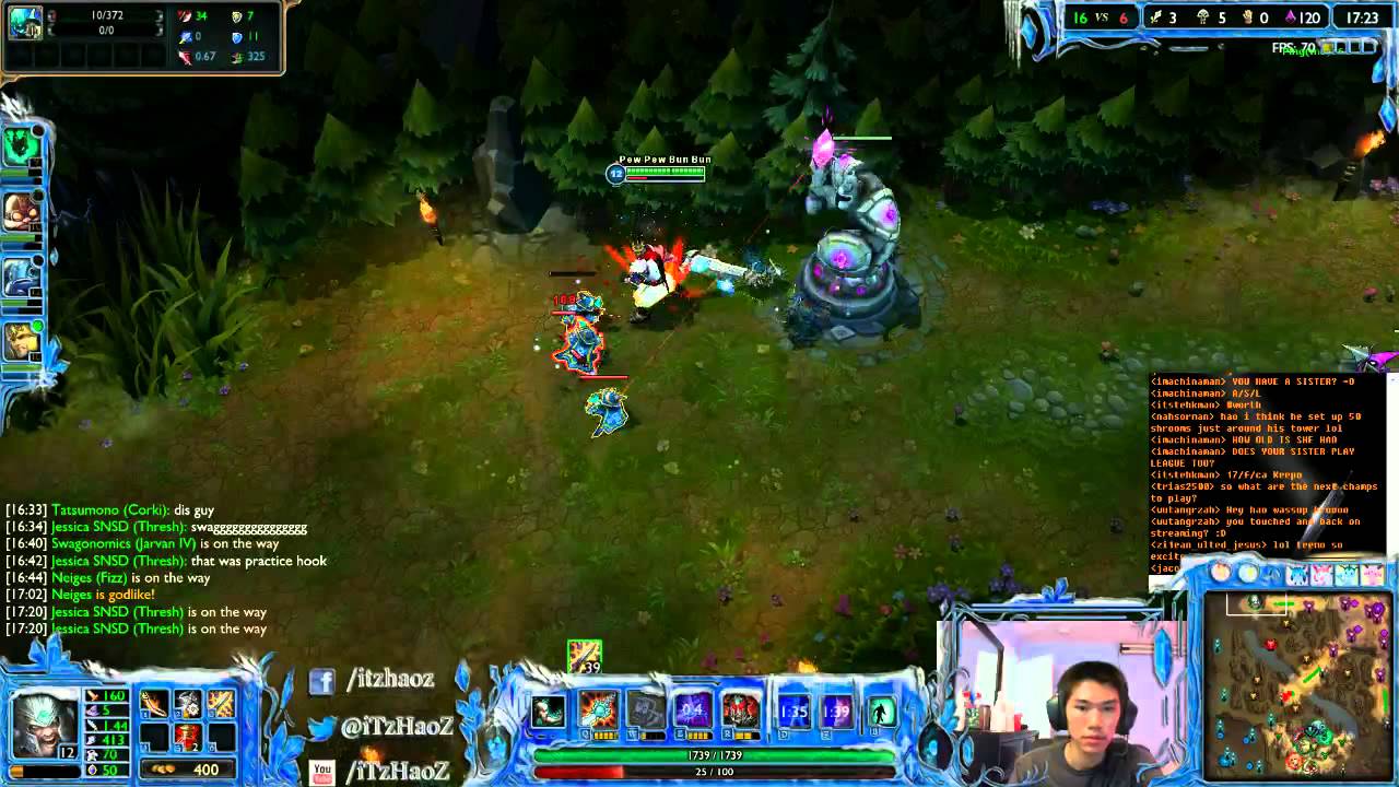 Hao - Tryndamere vs AP Teemo #1 - 2 / 2