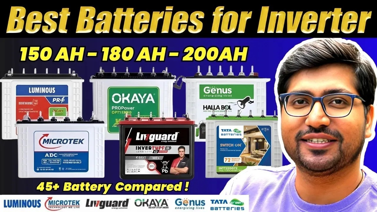 [2026]🔥Best Inverter Battery For Home 2026🔥Best Tubular Batteries for Inverter 2026