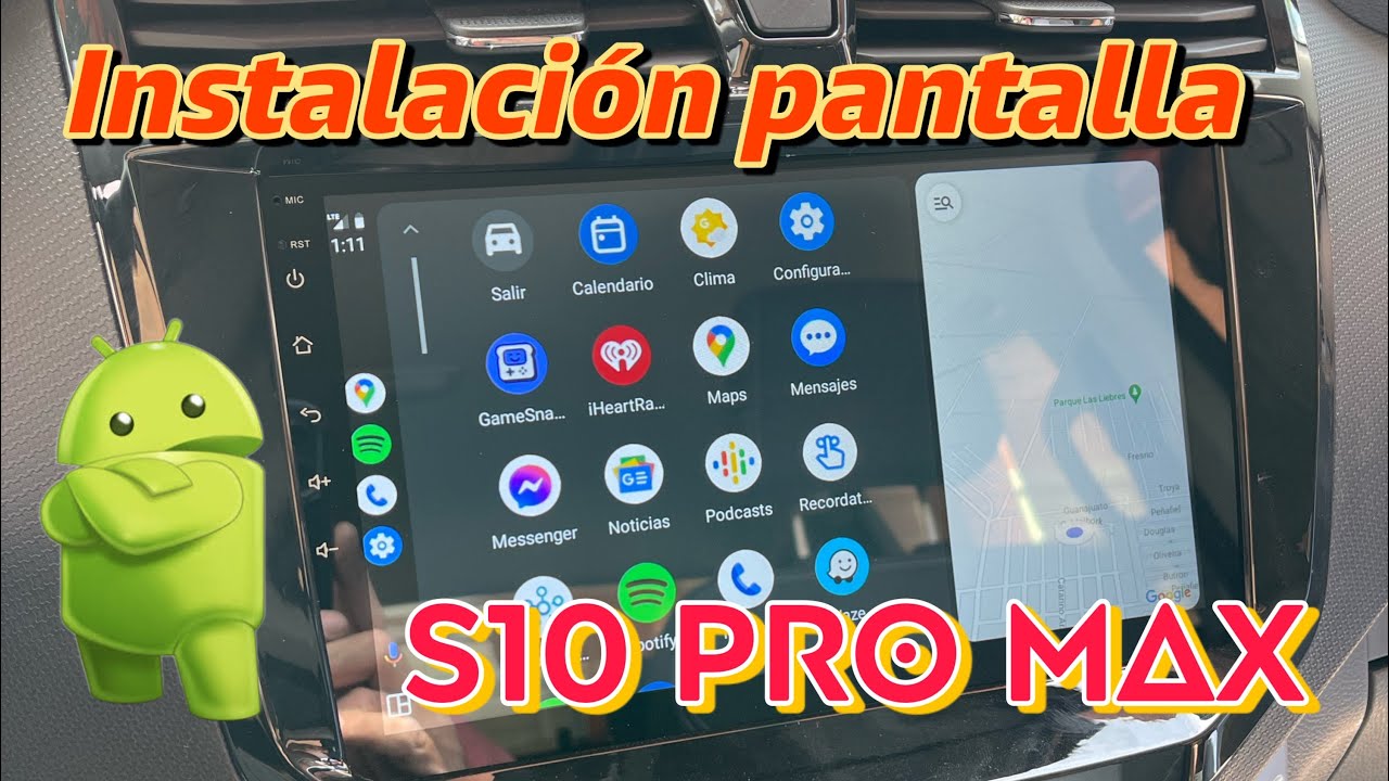 Instalación pantalla android S10 Pro Max DERICAR
