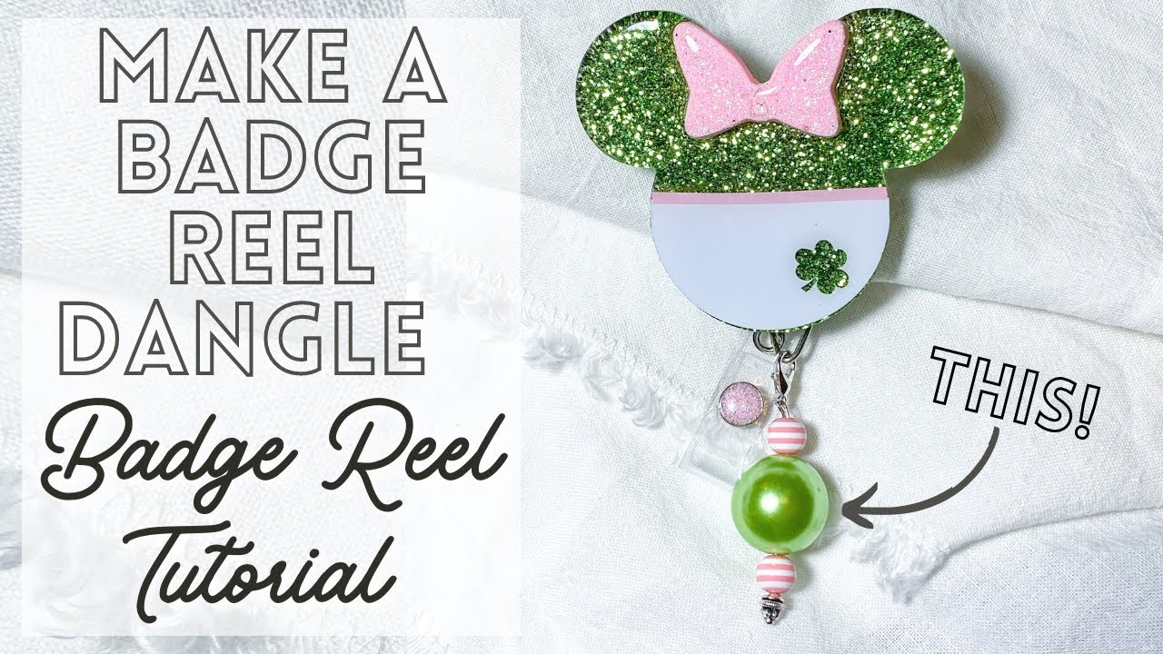 How to make a badge reel dangle tutorial