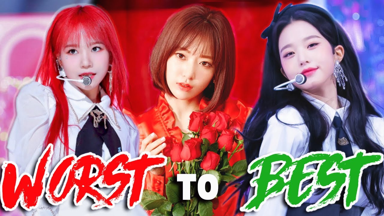 WORST to BEST IZ*ONE MUSIC VIDEOS - Based in Likes & Dislikes