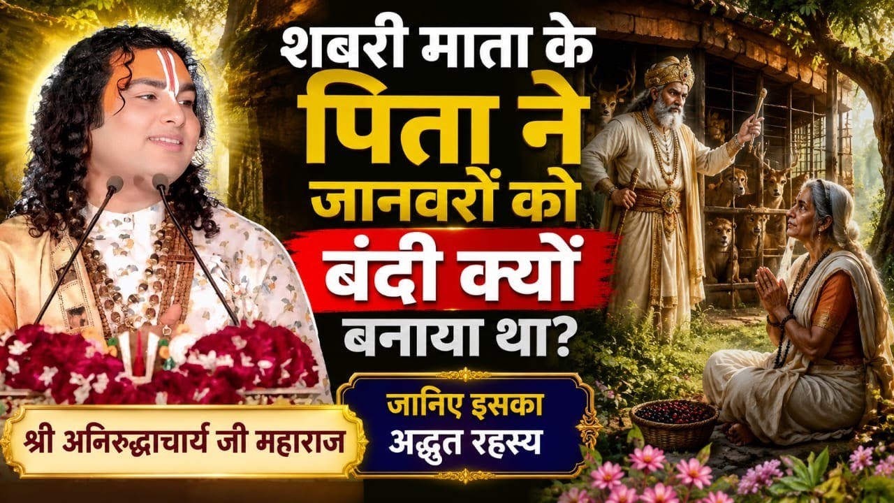 शबरी माता ने किया कौन सा पुण्य? | राम जी खुद क्यों आए? | रहस्यमयी कथा #श्रीअनिरुद्धचार्य जी महाराज