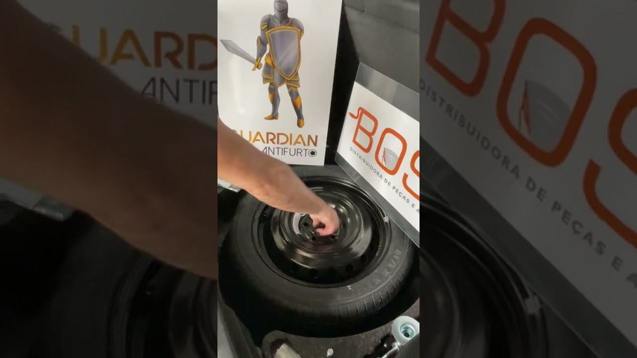 Instalando antifurto de estepe interno da Guardian