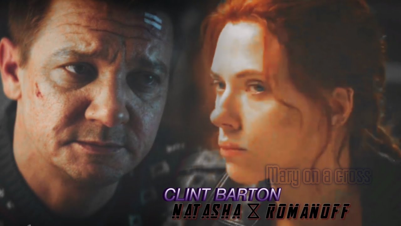 Natasha Romanoff & Clint Barton ⚫ Mary on a cross [AU]