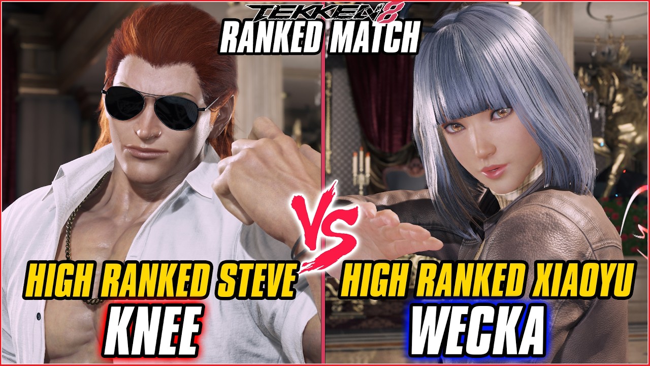 TEKKEN 8 ▰ KNEE (Steve) vs WECKA (Xiaoyu) ▰ TEKKEN 8 RANKED GAMEPLAY