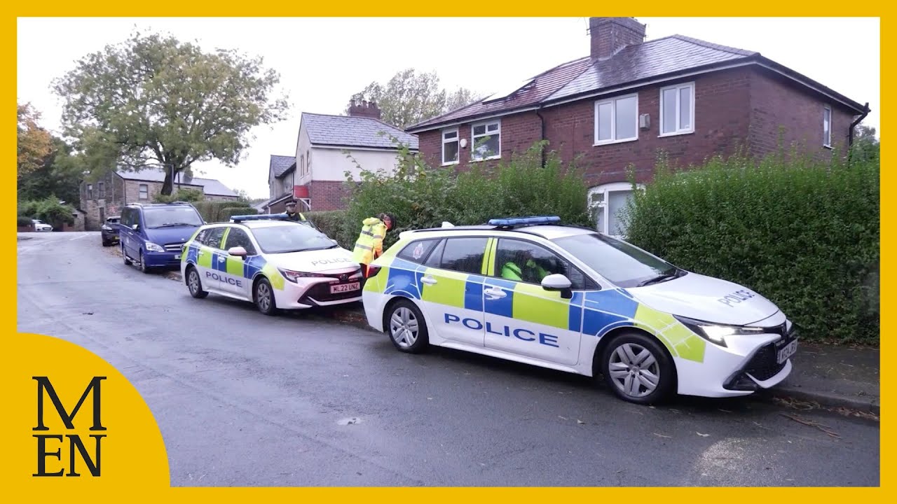 Police guard house in Bolton linked to Manchester terror attack