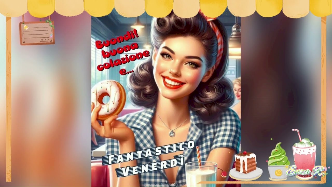 BUONGIORNO Buon venerd&igrave;😍☕❤️🌹