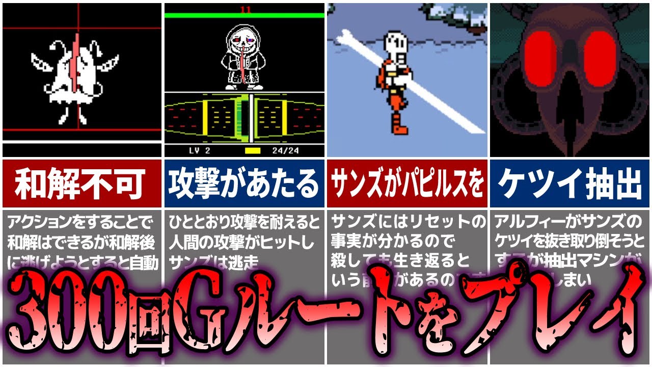 【地獄】アンダーテール Gルートのその先の物語 【アンダーテールAU】