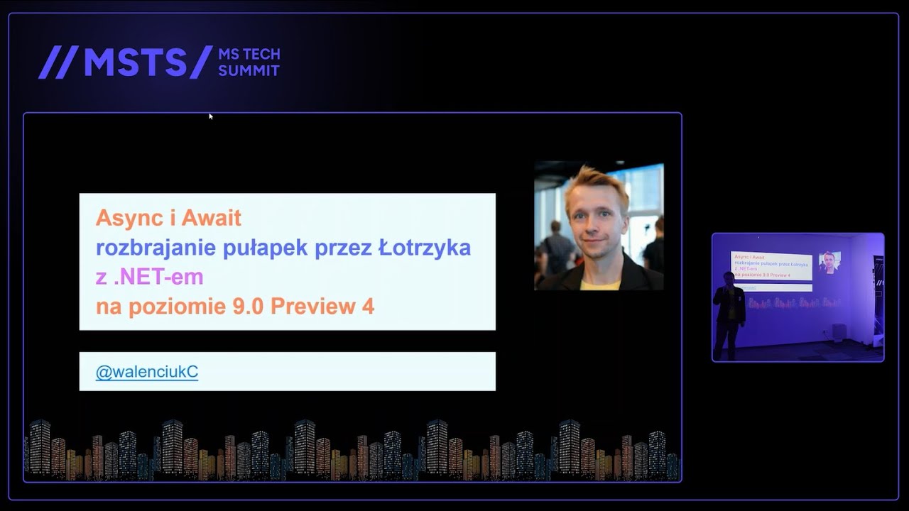 MSTS24 - Async i Await: rozbrajanie pułapek przez Łotrzyka z .NETem - Cezary Walenciuk