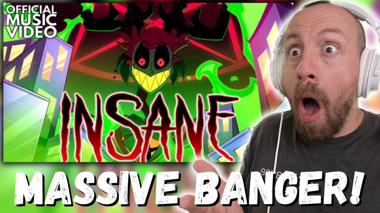 INSANE (Официальный музыкальный клип) &mdash; Black Gryph0n & Baasik (РЕАКЦИЯ!!!) #HazbinHotel