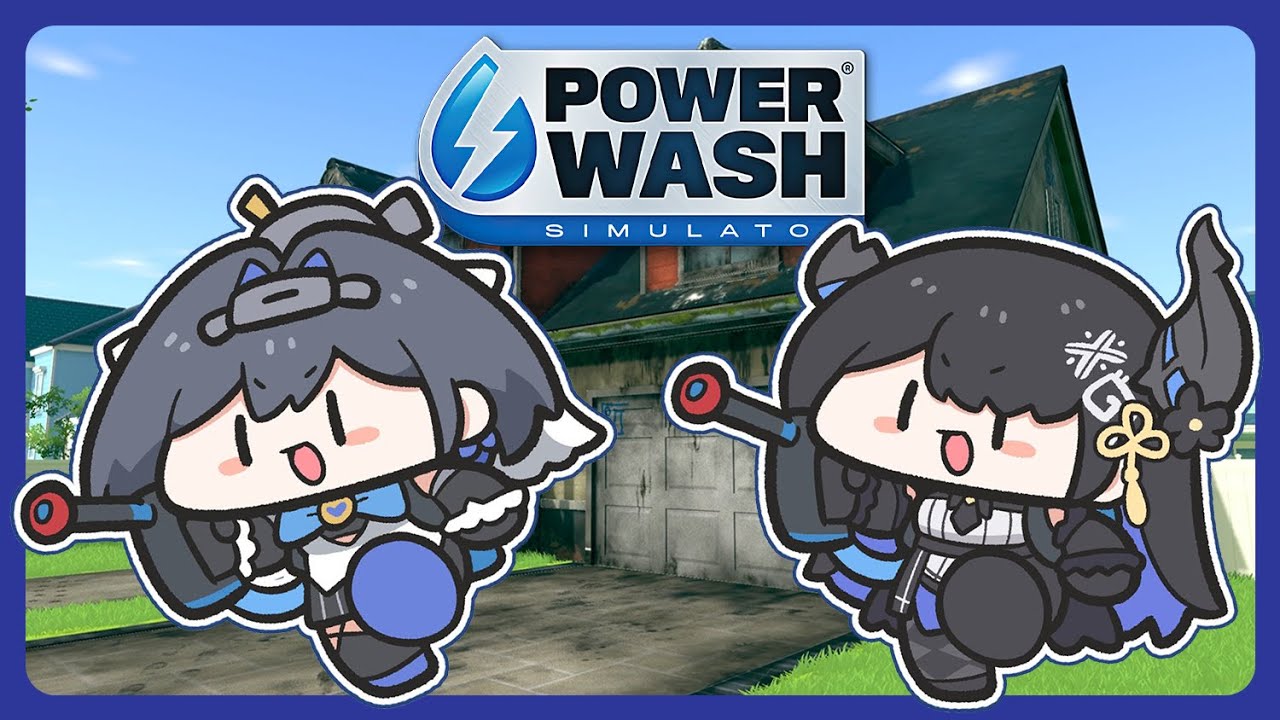 【PowerWash Sim】Crow and Raven go washing! 🎼