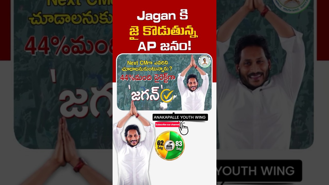 #apsurvey #ysjagan #leadership  #news #ysrcp #leaders #jaganfans #latestnews @jaganannaconnects