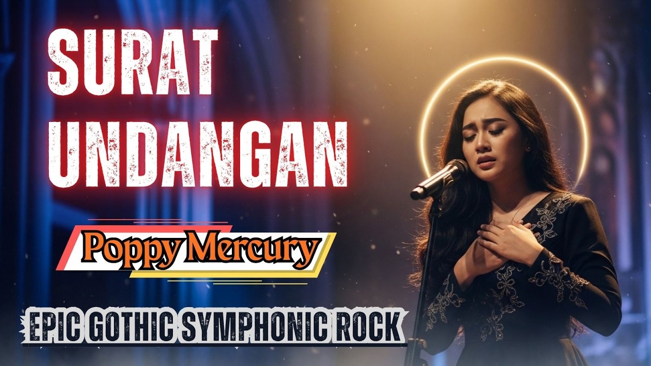 🎵 Lebih Megah & Tragis! Poppy Mercury - Surat Undangan |🔥 Gothic Symphonic Rock Cover