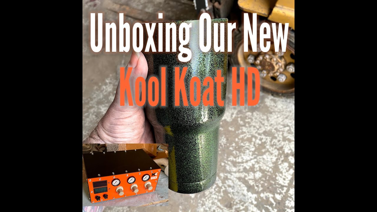 Testing our new Kool Koat HD Powder Coating Gun (and unboxing)