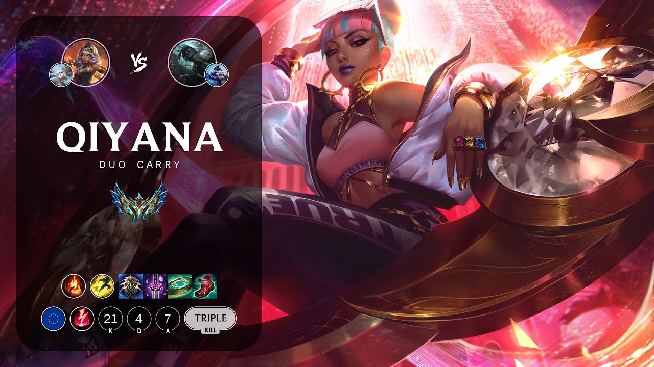 Qiyana ADC vs Senna - EUW Challenger Patch 14.1