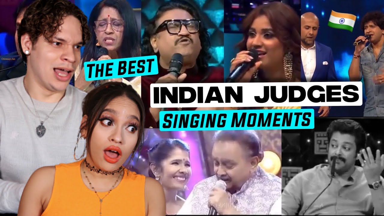 Indian Singing JUDGES are NEXT LEVEL! Musicians react to Indian Best Judges SINGING moments