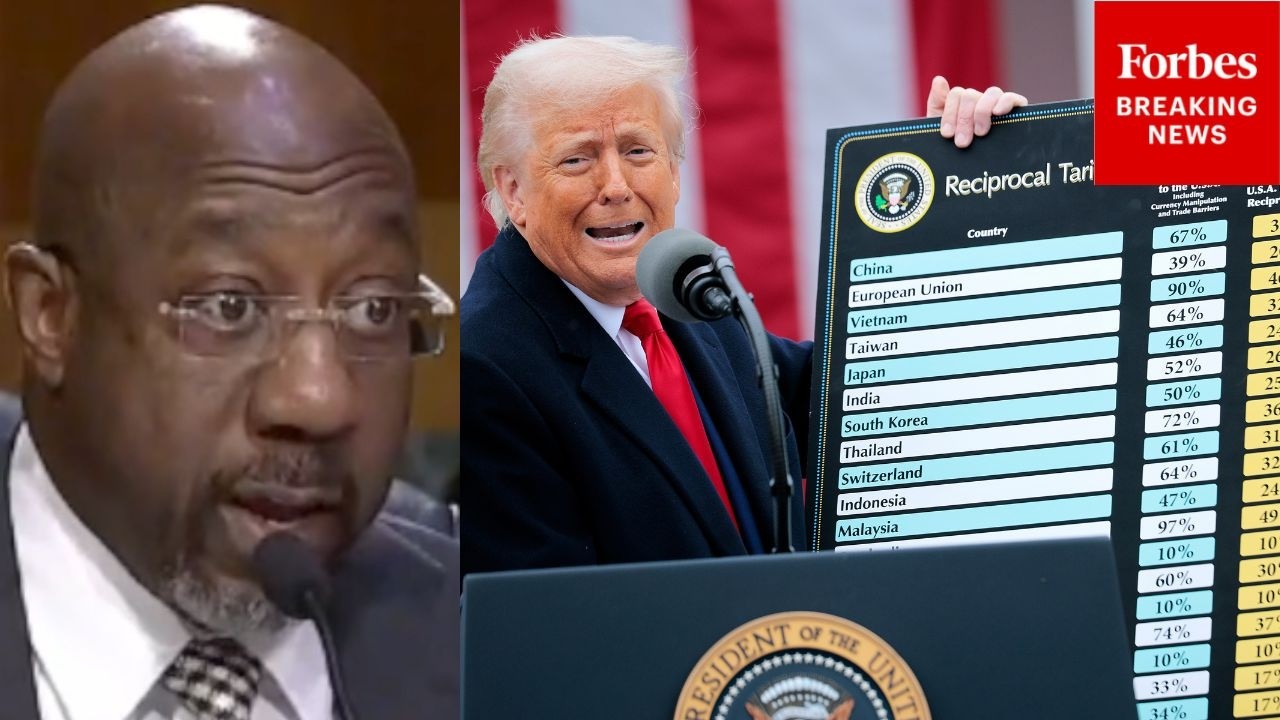 'International Markets Have Been Decimated By The President's Tariffs': Warnock Rips Trump's Tariffs