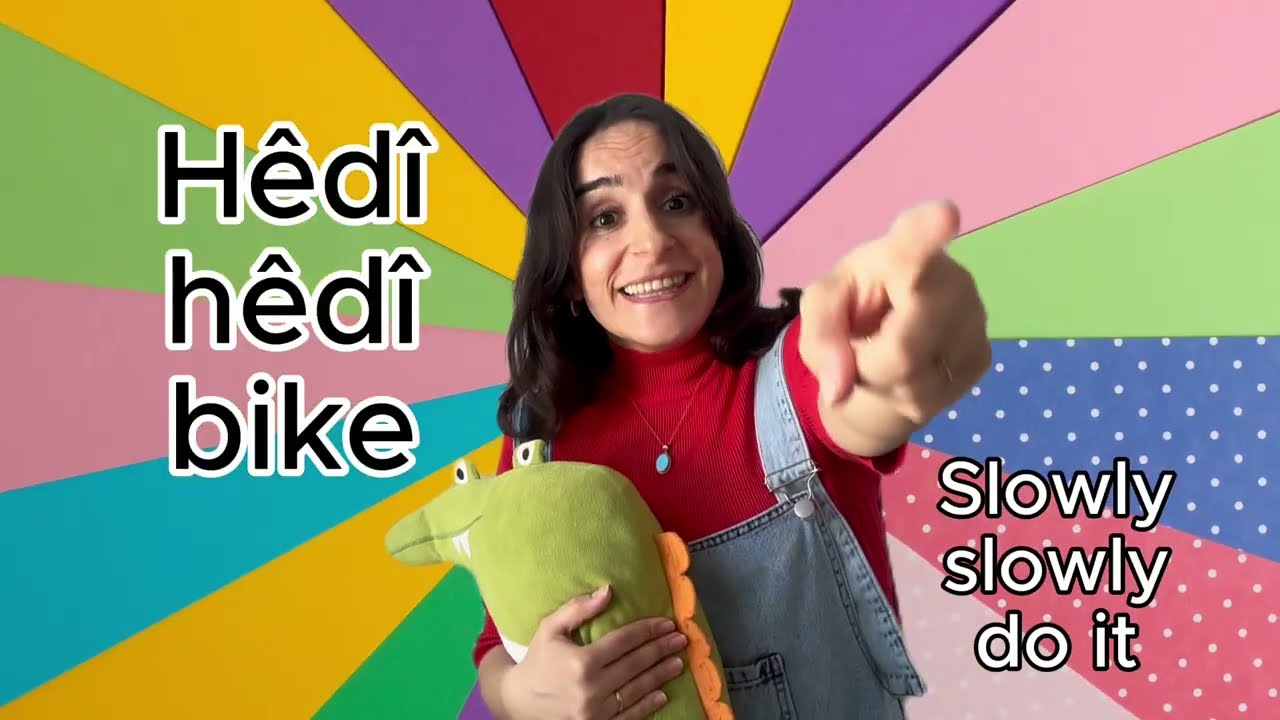 Sing & Move in Kurdish | Zû zû zû Song with Dino 🎵 (Quickly & Slowly for Kids) - 1