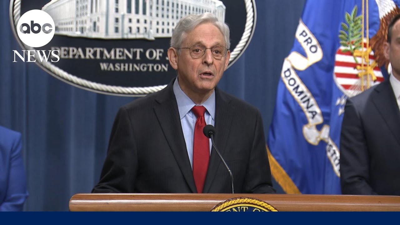 AG Merrick Garland announces Apple antitrust lawsuit